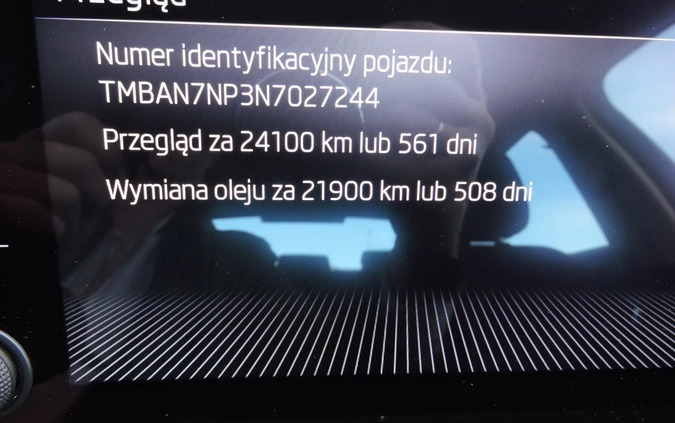 Skoda Superb cena 128900 przebieg: 35366, rok produkcji 2022 z Ostrzeszów małe 254
